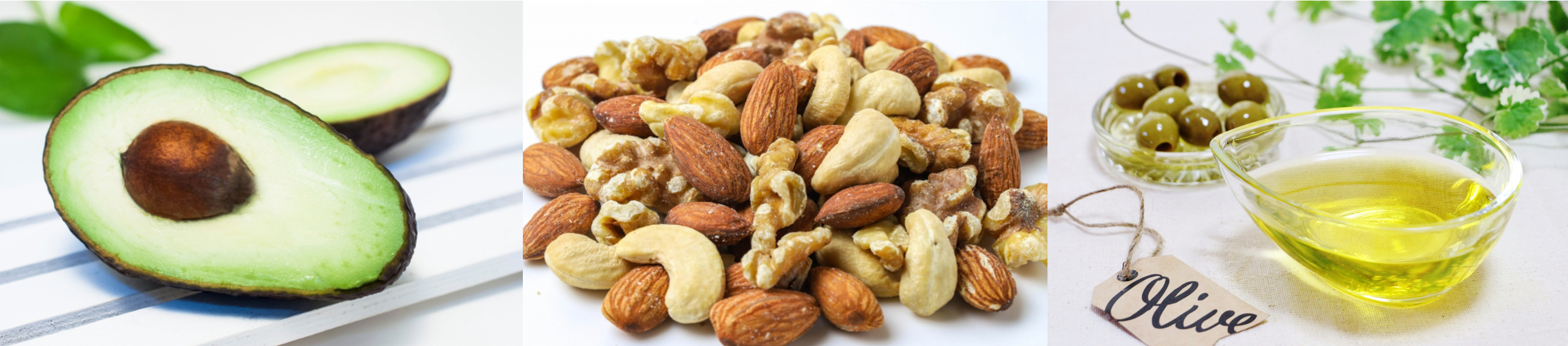 オリーブオイル アボカド ナッツ